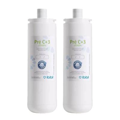 Kit 2 Unidades Refil Filtro Pré C+3 Original Ibbl
