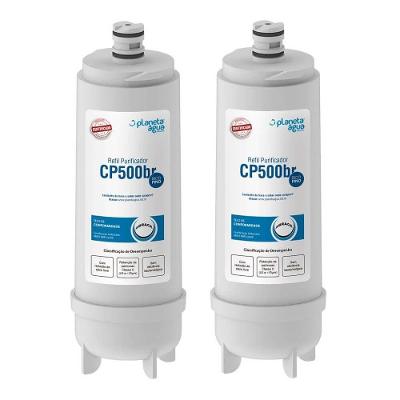 Kit 2 Refil Cp500br para Purificador Masterfrio Planeta Agua