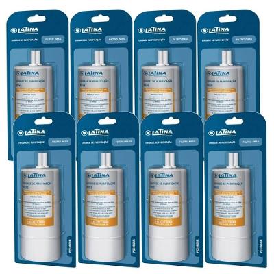 Kit 8 Unidades Refil Filtro Original Purificador P655 Latina