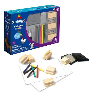Carimbos Educativos Animais Do Sítio