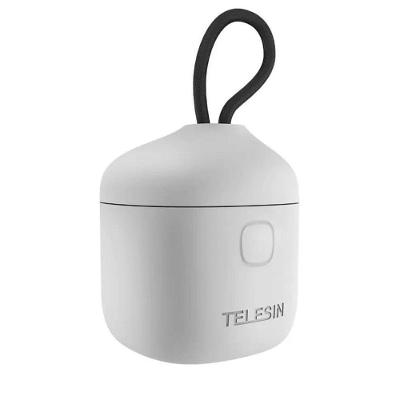 Carregador Triplo Branco para GoPro 9, 10 e 11 Black - Telesin