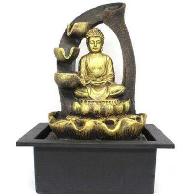 Fonte de Água Decorativa Resina Iluminação de LED - Lorben