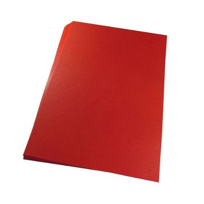 Capa para Encadernação Ofício Vermelha PP Couro 0,30mm 100Un