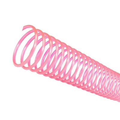 Espirais Para Encadernação Rosa Transparente 29Mm 200 Folhas 35 Und
