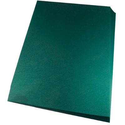 Capas P/ Encadernação Colorida Tamanho Ofício 0,30 Pp Couro Cores Capas Couro Verde