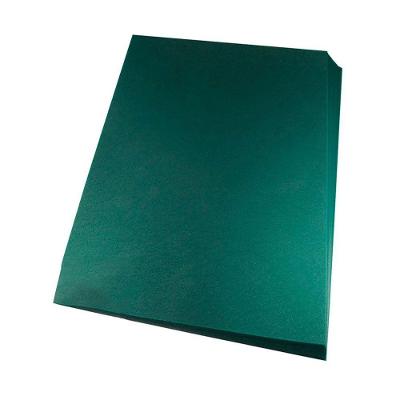 Capa para Encadernação A4 Verde Pp Couro 0,30mm 100 Unidades