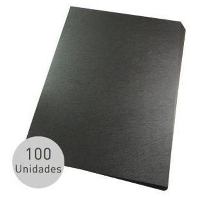 Capas Para Encadernação Colorida Tamanho A4 0,30 Pp Couro Cores Capas Couro Preto