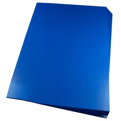 Capas Para Encadernação Colorida Tamanho A4 0,30 Pp Couro Cores Capas Couro Azul