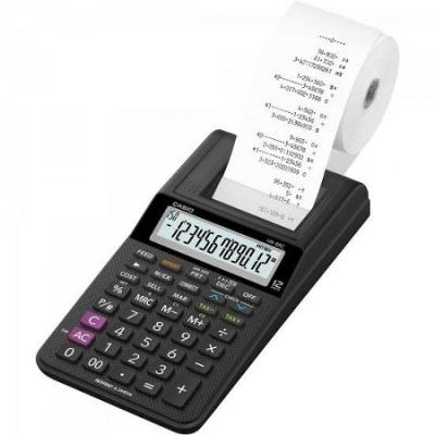 Mini Calculadora com Bobina 12 Digitos Preta Casio