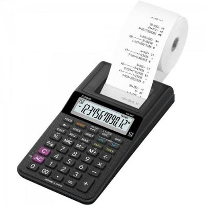 Calculadora Com Bobina 12 Dígitos Hr-8rc-we-b-dc Preta Casio