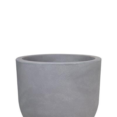Vaso Decô Baixo 40 X 35 Cm Cor 19 - Antique Cimento