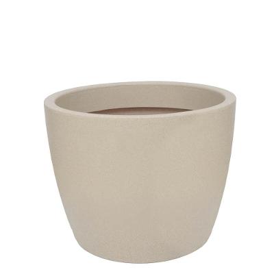 Vaso Malta Redondo 52 X 42 Cm Cor 11 - Granito Areia