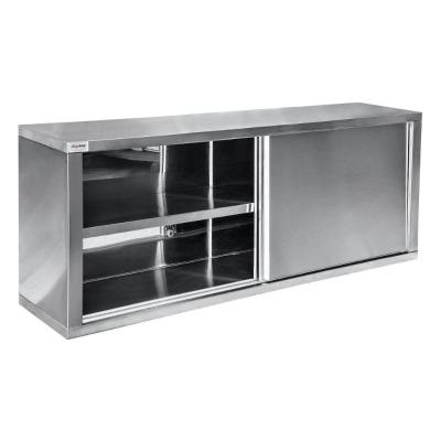 Armário Aéreo Atual Inox AA-304 em Aço Inox 304 1 Metro