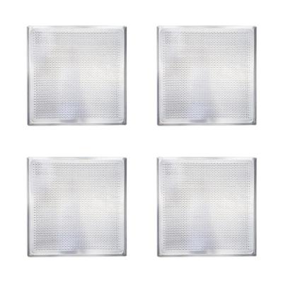 Kit - 4 Assadeiras Forma Bandeja Estampada Alumínio 35cm X 35cm Prp-004 Fc4emv - Imeca