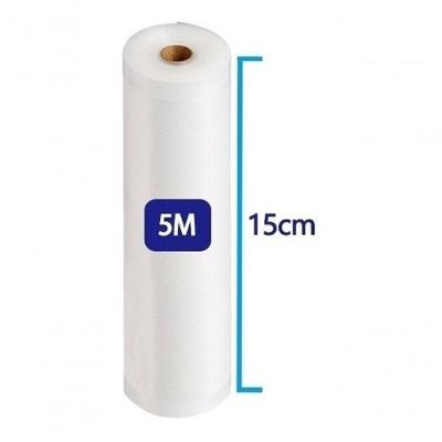 5 Bobinas Rolo De Saco Embalagem Seladora A Vácuo 15 Cm X 5M