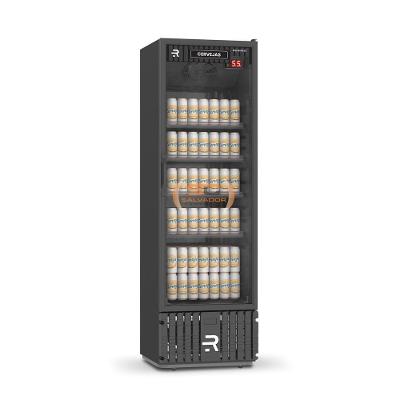 Visa Cooler Cervejeiro Porta De Vidro -5,5 A 4 ºc 400l Vcce400pvpp Preto/preto 220v 220v