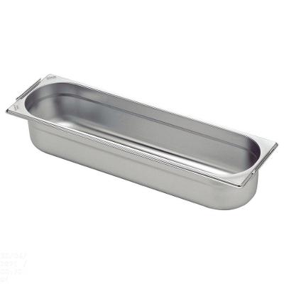 Cuba Tramontina Gn 2/4 Em Aço Inox Com Alças Móveis Profundidade 100 Mm - Aço 304 Tramontina