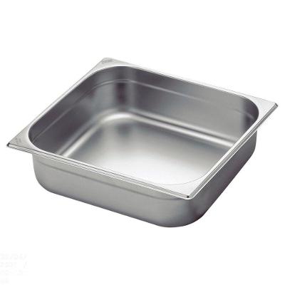 Cuba Tramontina Gn 2/3 Em Aço Inox Sem Alças Profundidade 100 Mm - Aço 304 Tramontina