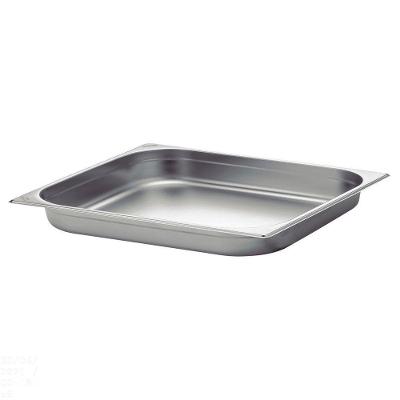 Cuba Gastronômica Tramontina Gn 2/3 Em Aço Inox Sem Alças Profundidade 20 Mm - Aço 430 Tramontina