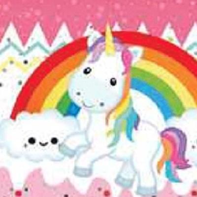 Fita Gorgurao Estampado-10 Mm 822 Unicornio Chuva de Benção