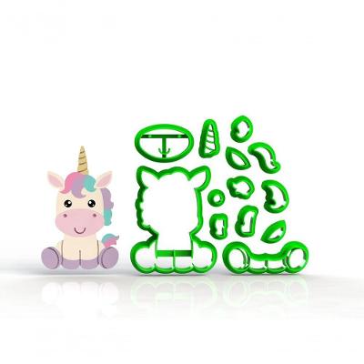 Cortador Unicórnio Corpo Mod 2 Modular Tamanho 6 Cm