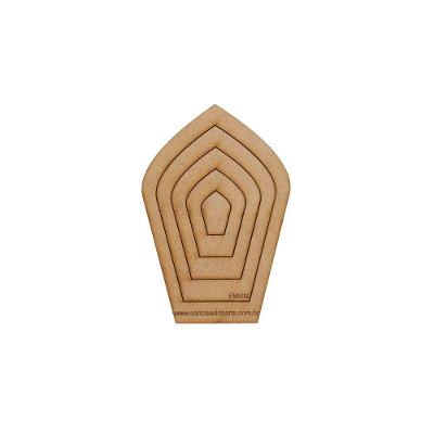 Gabarito Flor Mini Mdf Fm009
