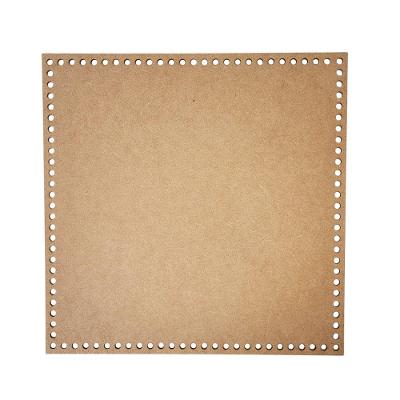 Base Para Crochê Em Mdf Cru Quadrado (30,5x30,5)