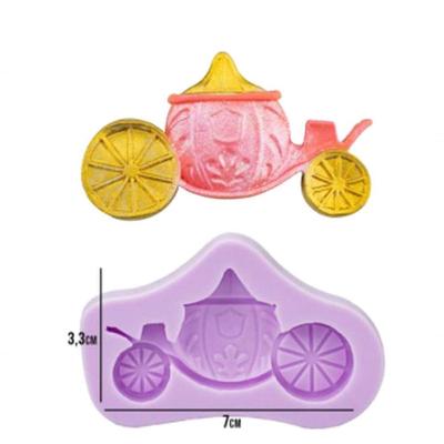 Molde Silicone Carruagem Princesa