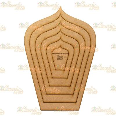 Gabarito Flor Gigante Mdf F007