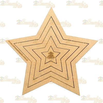Gabarito Estrela Mdf G003