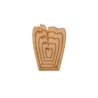 Gabarito Flor Mini Mdf Fm020