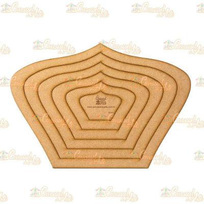 Gabarito Flor Gigante Mdf F006