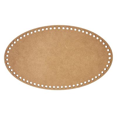 Base Para Crochê Em Mdf Cru Oval (30x18)