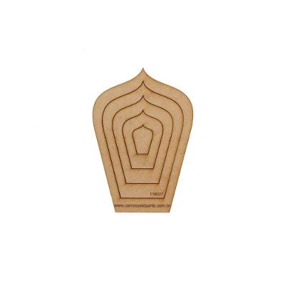 Gabarito Flor Mini Mdf Fm007