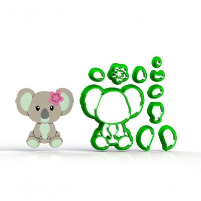 Cortador Coala Corpo Bosque Cute Encantado Floresta Tamanho 6 Cm
