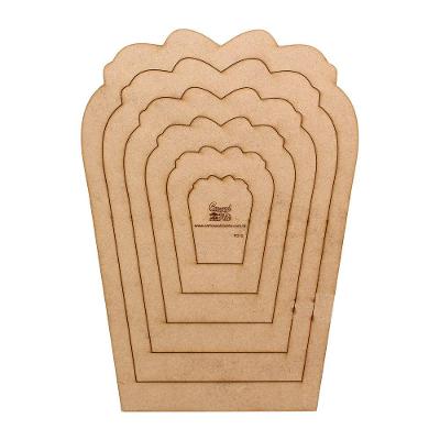 Gabarito Flor Gigante Mdf F015
