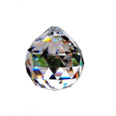 Kit 40 Bolas Cristal Translucido 4 Cm