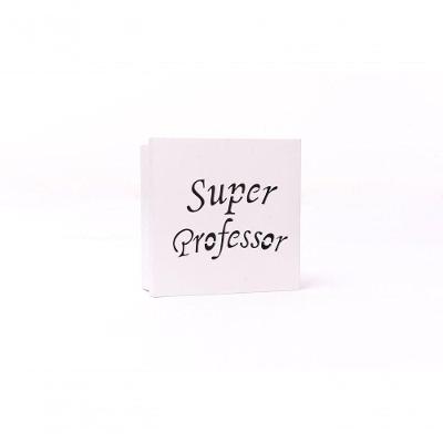 Caixas Personalizadas Brancas 100% Mdf (17x17x07) Super Professor