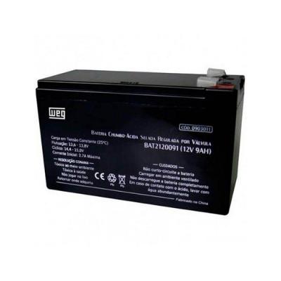 Bateria Selada Para Nobreak 12v X 9ah Weg Preto