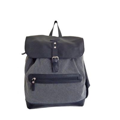 Mochila Feminina Canvas High Zup Cor Cinza