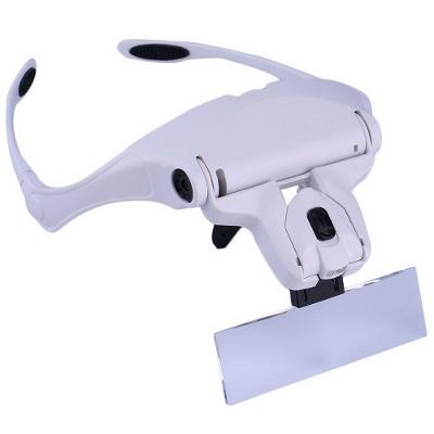 Lupa de Cabeça 5 Lentes + LEDs Lorben