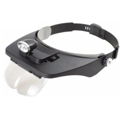 Lupa Cabeça Com Luz Para Dentista Lupa Com Led Profissional