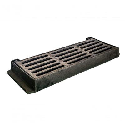Grelha Boca De Lobo 30x90cm Pesado Ferro Fundido
