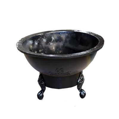 Lenheiro Lareira Braseiro Ferro Fundido Externo Jardim 64Cm.