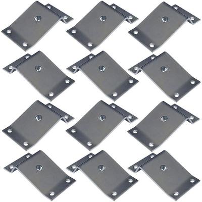 Kit 12 Chapinhas Inclinada 15º Fixação Pés Palito Rosca