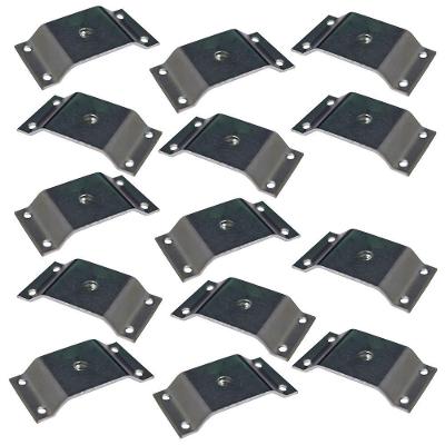 Kit 14 Chapinhas Elevada Fixação Pés Palito Rosca 5 16