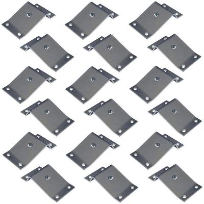 Kit 18 Chapinhas Inclinada 15º Fixação Pés Palito Rosca