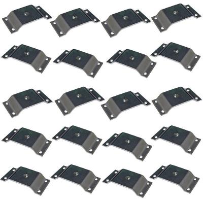 Kit 20 Chapinhas Elevada Fixação Pés Palito Rosca 5 16