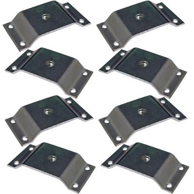 Kit 8 Chapinhas Elevada Fixação Pés Palito Rosca 5 16