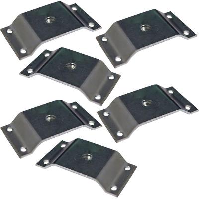 Kit 6 Chapinhas Elevada Fixação Pés Palito Rosca 5 16